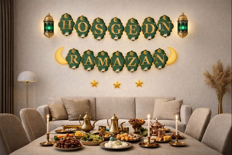 HOŞGELDİN RAMAZAN KAĞIT PANO